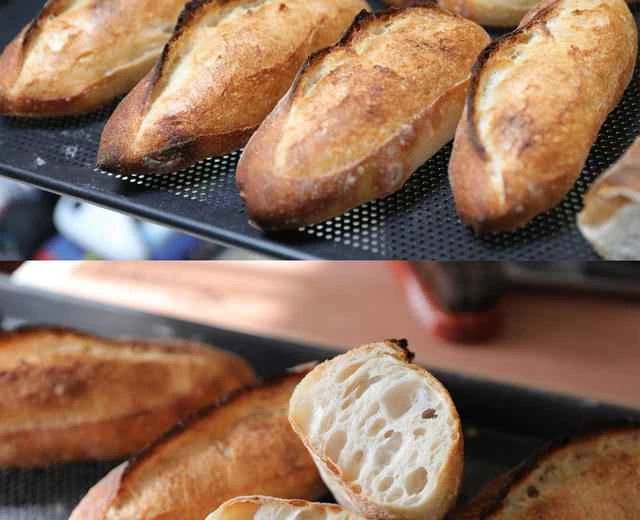 Practice Notes 1 - Recipe for Overnight Fermented Short Baguettes