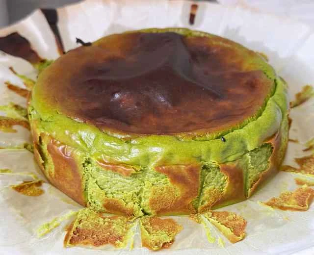 Recipe for a 6-inch Matcha Basque Cake