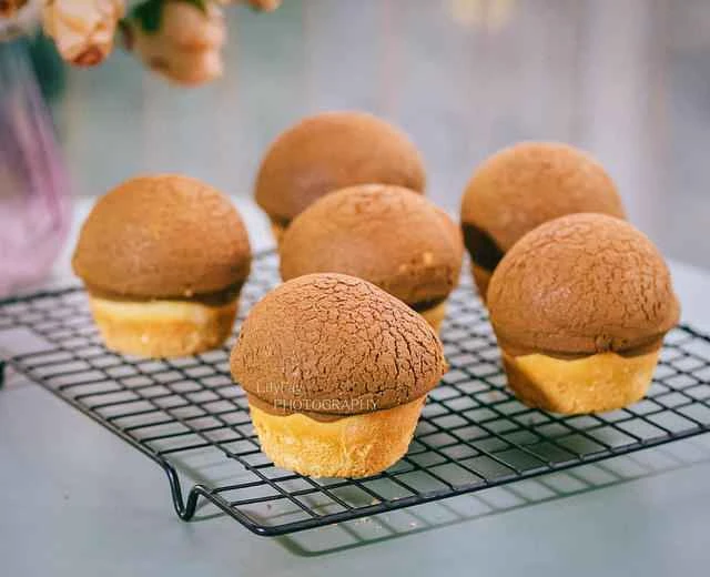 Recipe for Coffee Mexican Sauce Mushroom Head Bread B130