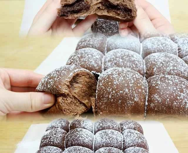 MM Chocolate Cocoa Lava Mini Buns ○ Soft Bread Recipe