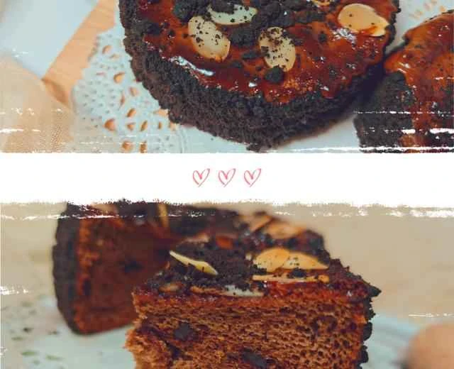 #AfternoonTea# Oreo Baked Cheesecake Cocoa Cake Recipe