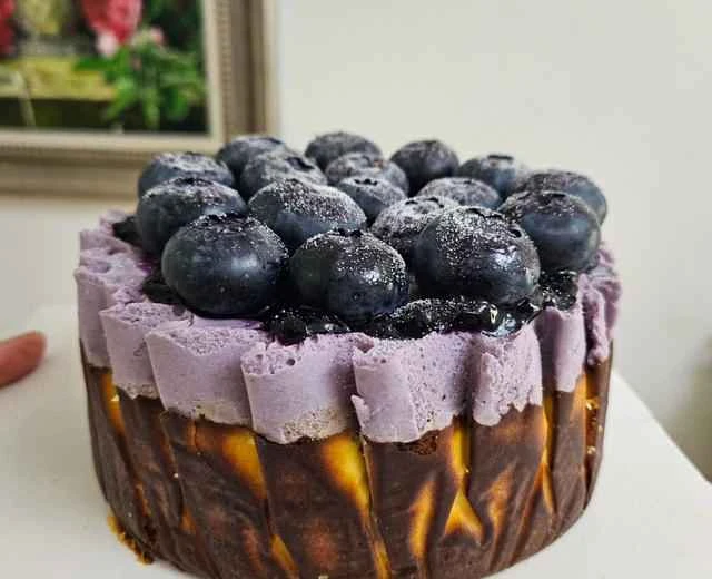 Blueberry Mousse Basque Recipe