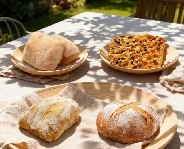 Chapata ≠ Focaccia ≠ Lodev ≠ Lostick "Baking Principles" Recipes